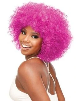 Afro Queen 14 Destiny Premium Realistic Fiber Wig - Beauty Element -Fashion Wig Store afro queen 14 destiny premium realistic fiber wig beauty element obw2 1