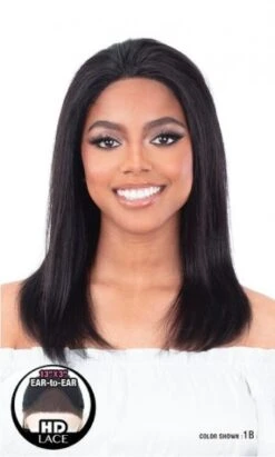 Alicia 18 Inch By Mayde Beauty IT Girl 100% Virgin Human Hair Lace Front Wig