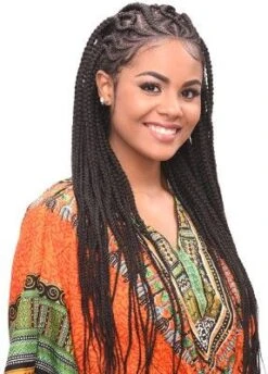 Best Feed In Braid 30 Inch Destiny Premium Realistic 13x5 Lace Braid Wig - Beauty Elements