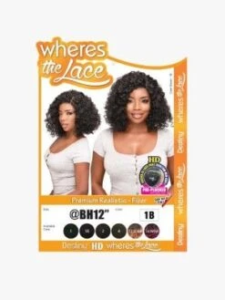 BH 12 Inch Destiny Premium Realistic Fiber HD Lace Front Wig - Beauty Elements -Fashion Wig Store bh 12 100 human hair full wig obw.jpg.1