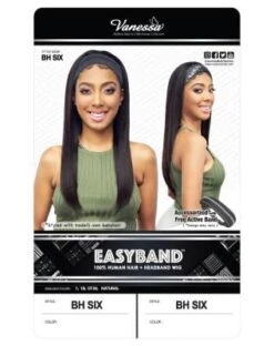 BH Six 100 Human Hair Headband Lace Front Wig By EasyBand - Vanessa -Fashion Wig Store bh six 100 human hair headband lace front wig easyband vanessa onebeautyworld2