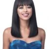 MH1287 LEEZA Human Hair Boss Lace Wig - Bobbi Boss