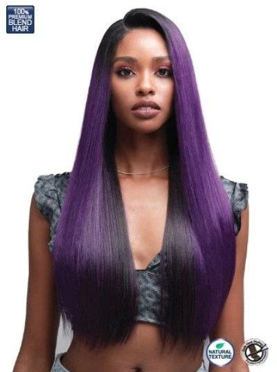 Dayana By Bobbi Boss 13x4 Human Hair Blend Swiss Lace Front Wig - MBLF180