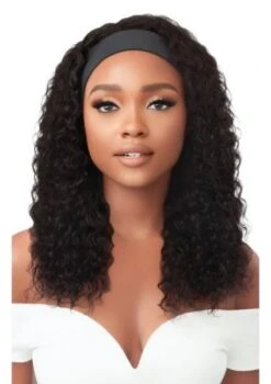 HH-WET & WAVY BOHO DEEP 20″ Headband 100% Human Hair Wig By Outre