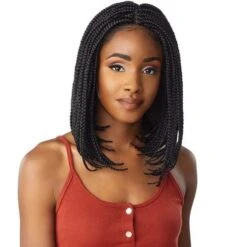 BOX BRAID BOB By Sensationnel Cloud9 4x4 Parting Swiss Lace Wig