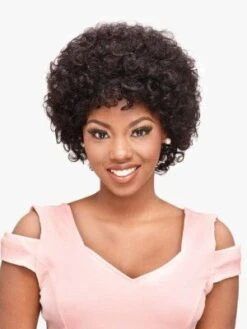Afro 8 Inch Virgin Remi HH Brazilian Full Wig - Beauty Elements
