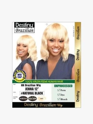 Jenna 12 Inch Virgin Remi HH Brazilian Full Wig - Beauty Elements 5 Jenna 12 Inch Virgin Remi HH Brazilian Full Wig - Beauty Elements - Image 3