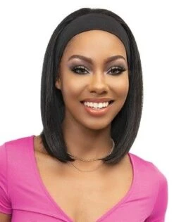 Brio Crescent Synthetic Hair Headband Wig By Janet Collection
