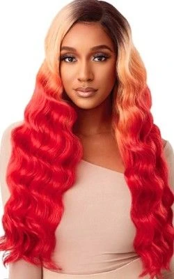 CELESTINE - Outre Color Bomb Synthetic HD Lace Front Wig 4 CELESTINE - Outre Color Bomb Synthetic HD Lace Front Wig - Image 2