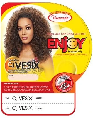 CJ Vesix Synthetic Hair Fashion Wig By Enjoy - Vanessa 5 CJ Vesix Synthetic Hair Fashion Wig By Enjoy - Vanessa - Image 3