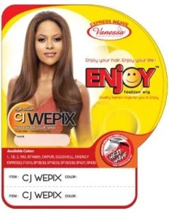 CJ Wepix Synthetic Hair Full Wig By Enjoy - Vanessa 7 CJ Wepix Synthetic Hair Full Wig By Enjoy - Vanessa -Fashion Wig Store cj wepix synthetic hair full wig enjoy vanessa onebeautyworld3