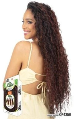 Dazey Klio Deep Wave 30 Drawstring Full Cap Wig Model Model -Fashion Wig Store dazey klio deep wave 30 drawstring full cap wig model model obw2 1