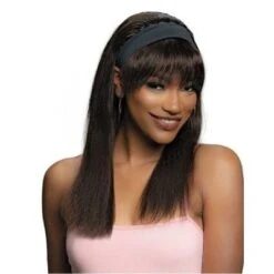 Deep 100 Vigin Remi Human Hair HH Crescent Bangs Wet N Wavy Wig By Janet Collection