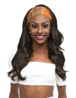 Desi Crescent Synthetic Hair Headband Wig By Janet Collection