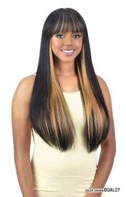 Divine Mocha 100 Human Hair Blend Wig By Mayde Beauty