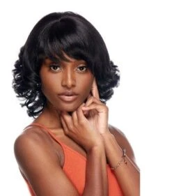 FH-402 It Tress Flip-Style Human Hair Blended Full Wig