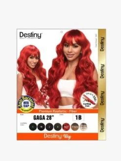 Gaga 28 Inch Destiny Premium Realistic Fiber Full Wig - Beauty Elements -Fashion Wig Store gaga 28 premium realistic fiber full wig obw.jpg.1 1