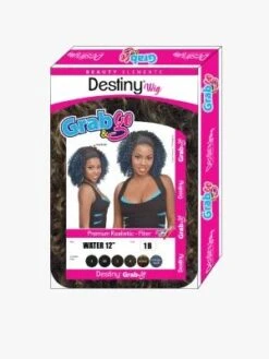 Water 12 Inch Destiny Grab And Go Premium Realistic Fiber HeadBand Wig - Beauty Elements -Fashion Wig Store grab go water 12 onebeautytworld 2 1