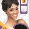 Qfitt Invisible Mesh Hair Nets #505 Black -Fashion Wig Store hair nets