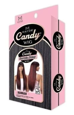 Hannah Candy Curtain Bang Wig By Mayde Beauty -Fashion Wig Store hannah candy curtain bang wig mayde beauty onebeautyworld 2