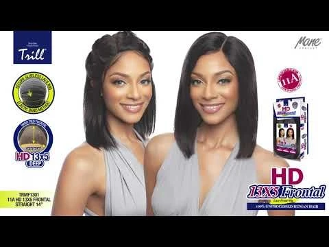 TRMF1301 11A HD 13X5 LACE FRONT WIG STRAIGHT 14 TRILL MANE CONCEPT 6 TRMF1301 11A HD 13X5 LACE FRONT WIG STRAIGHT 14 TRILL MANE CONCEPT - Image 4