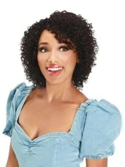 HR-Nat 3b Gin Human Hair Full Wig By Zury Sis