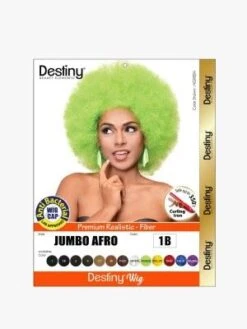Jumbo Afro Destiny Premium Realistic Fiber Full Wig - Beauty Elements -Fashion Wig Store jumbo afro onebeautyworld 2