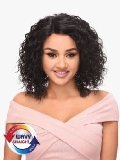 Kehlani 12 InchVirgin Remi HH Brazilian Wet And Wavy Lace Wig - Beauty Elements