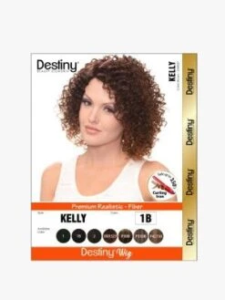 Kelly Destiny Premium Realistic Fiber Full Wig - Beauty Elements -Fashion Wig Store kelly onebeautyworld 2