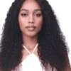 Korin By Bobbi Boss 100% Human Hair Lace Front Wig - MHLF752-NATURAL BK