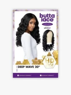 Deep Wave 20 Premium Hair Blend Lace Front Wig Sensationnel -Fashion Wig Store ldhbdw20 deep wave 20 premium hair blend lace front wig sensationnel.3 obw