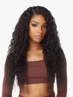 Ezra 28 Cloud9 What Lace Human Hair Blend Lace Front Wig Sensationnel