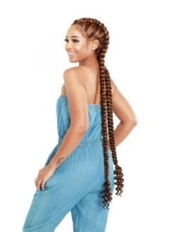 LF-DD EXL LEMONA EXTRA LONG BRAIDED TWIN TAIL Swiss Lace Front Wig - Zury Sis -Fashion Wig Store lf dd exl lemona twin tail pony lace front wig zury sis onebeautyworld 2