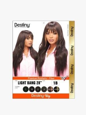 Light Bang 28 Inch Destiny Premium Realistic Fiber Full Wig - Beauty Elements 5 Light Bang 28 Inch Destiny Premium Realistic Fiber Full Wig - Beauty Elements - Image 3