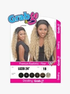 Lizzo 24 Inch Destiny Grab And Go Premium Realistic Fiber HeadBand Wig - Beauty Elements -Fashion Wig Store lizzo 24 onebeautyworld 3 2