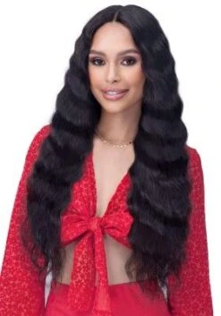 Loose Deep 28" 100 Virgin Remy Hair Lace Front Wig By Laude Hair
