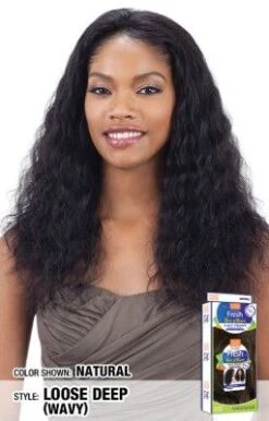 Loose Deep Nude Fresh Wet N Wavy Human Hair Lace Front Wig By Model Model