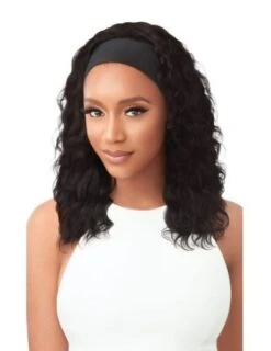 HH- Wet & Wavy LOOSE DEEP 20″ Headband 100% Human Hair Wig By Outre