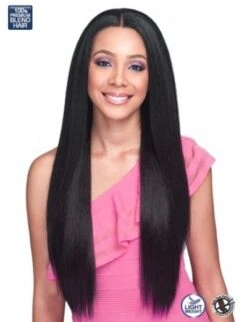 Rosannah By Bobbi Boss Human Hair Blend 360 Full Lace Front Wig