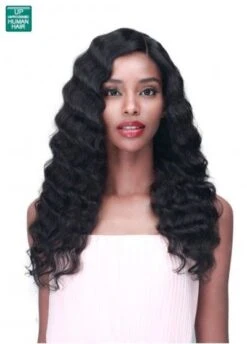 MHLF751 DEBORAH 100% Unprocessed Human Hair 360 HD Lace Wig - Bobbi Boss