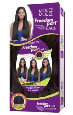 NUMBER 201 Synthetic Freedom Lace Part Wig Model Model 7 NUMBER 201 Synthetic Freedom Lace Part Wig Model Model -Fashion Wig Store model model synthetic freedom part lace wig number 201 obw.2