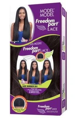 NUMBER 201 Synthetic Freedom Lace Part Wig Model Model 5 NUMBER 201 Synthetic Freedom Lace Part Wig Model Model - Image 3