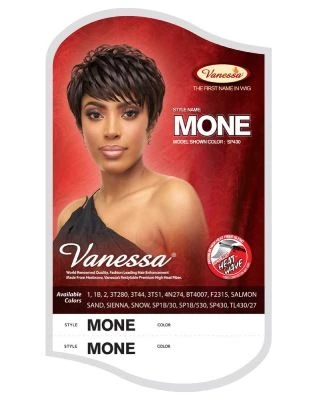 MONE Synthetic Hair Full Wig Fashion Wigs Vanessa 6 MONE Synthetic Hair Full Wig Fashion Wigs Vanessa - Image 4