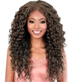 Motown Tress Premium Synthetic 13x7 HD Invisible Fake Scalp Lace Wig - LS137.AIR