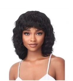 HH-Body Wave Bob Wet And Wavy Purple Label 100% Unprocessed Human Hair Full Cap Wig - Outre Mytresses