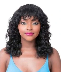 HH Deep Water 16'' Wet N Weavy 100% Natural Human Hair Lace Front Wig -Its A Wig