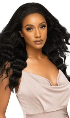 Natural Free Deep Outre Virgin Human Hair Mytresses Platinum Label 360 HD Lace Wig