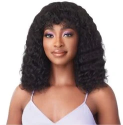 HH-Natural Deep 18"-Wet And Wavy Purple Label 100% Unprocessed Human Hair Full Cap Wig - Outre Mytresses