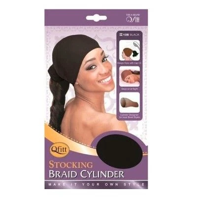Qfitt - Stocking Braid Cylinder #108-Black