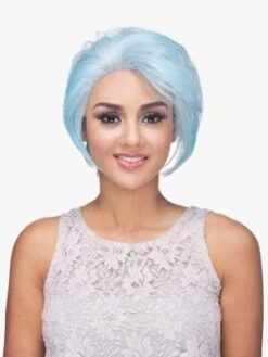 NH Push Back Pixie Destiny Premium Realistic Fiber HD Transparent Custom Lace Wig - Beauty Elements